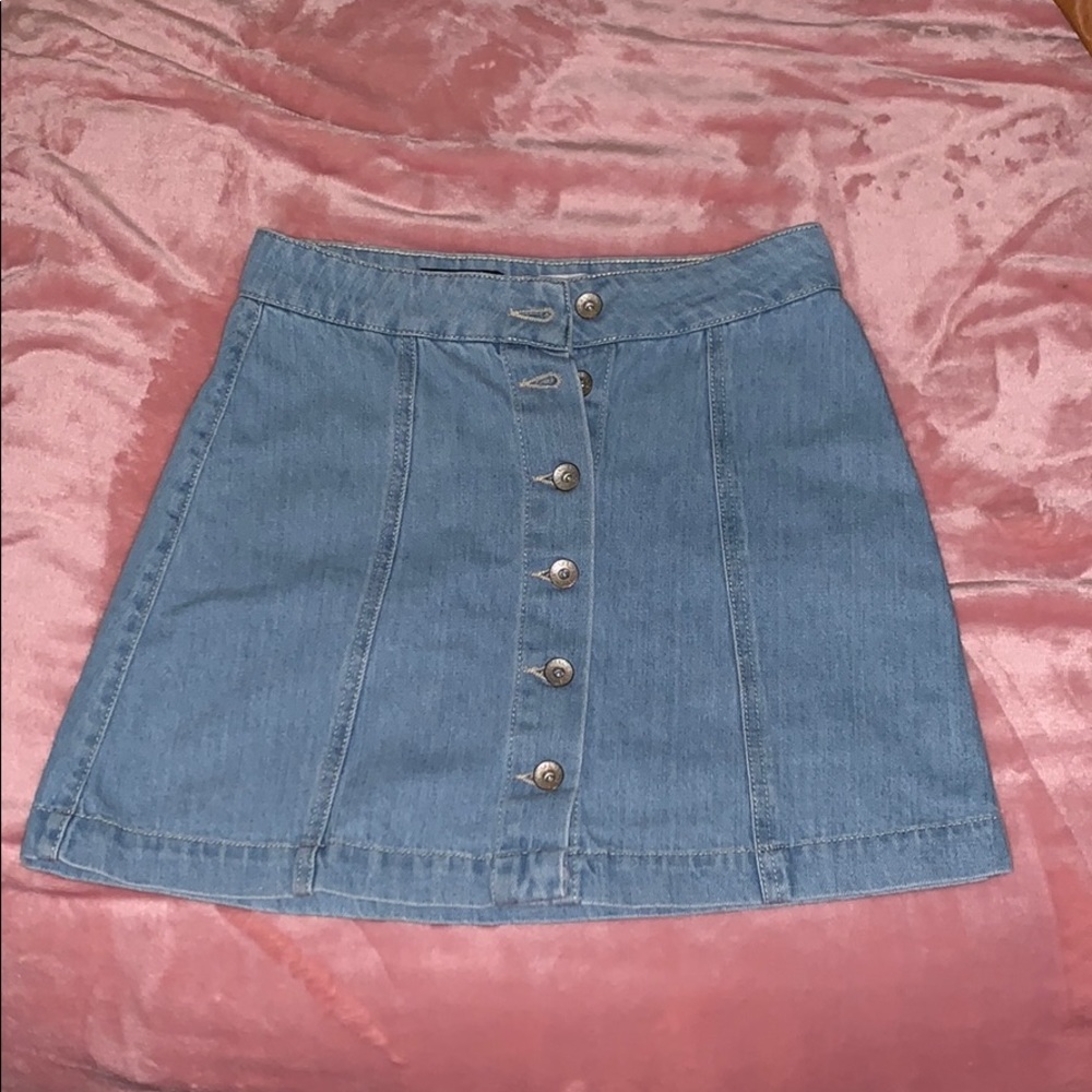 New Look Jean A-line Skirt